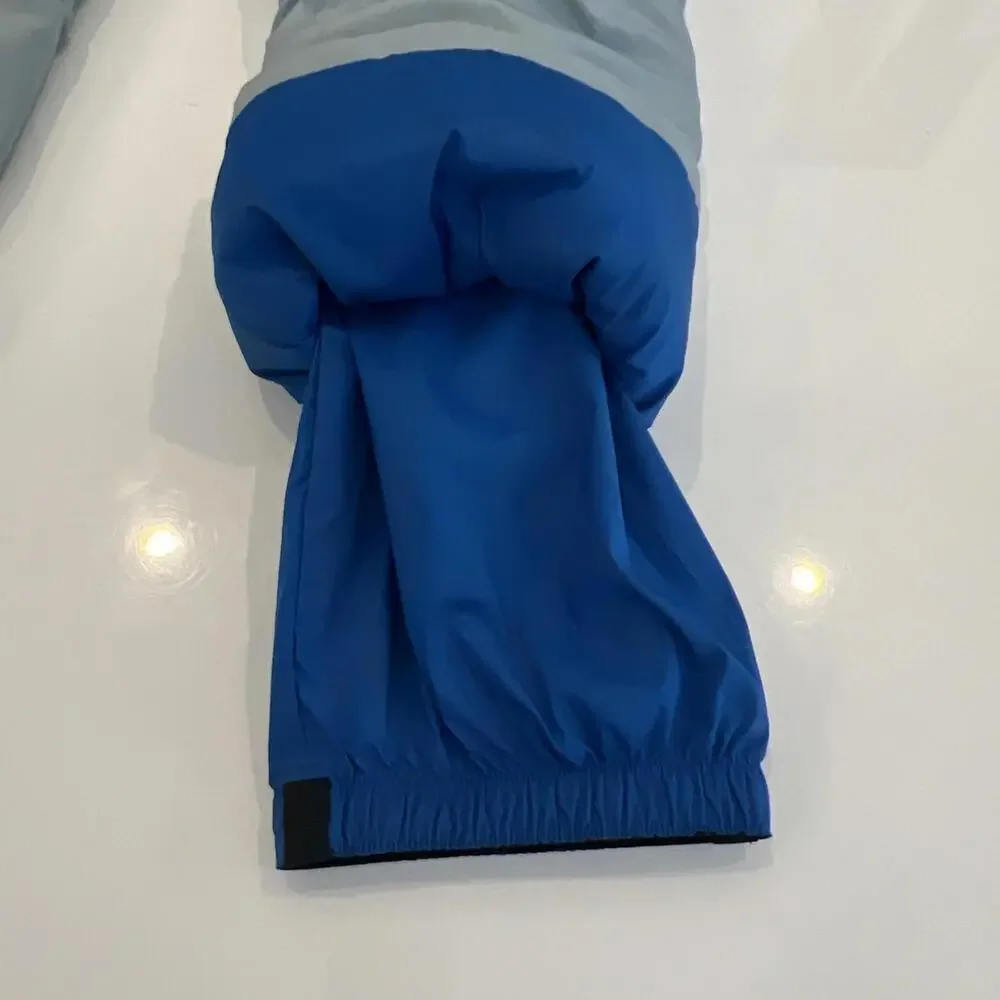 $169 Patagonia Powdertown Snow Pants Thermal Blue Size Small (7-8 )